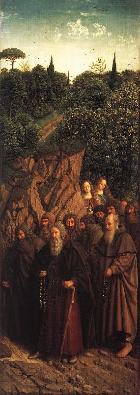 EYCK, Jan van The Holy Hermits France oil painting art